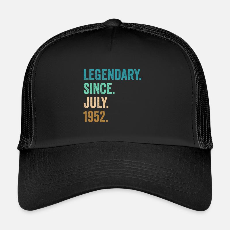 Legendary Since July 1952 70. Geburtstag Trucker Cap