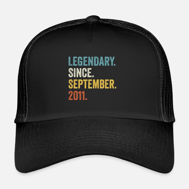 Legendary Since September 2011 11. Geburtstag Trucker Cap