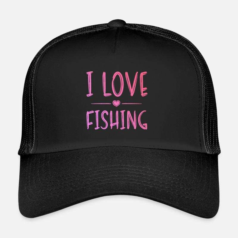 Ich Liebe Fischen Trucker Cap