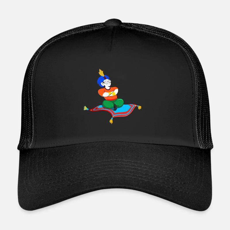 autonomous flying no new technology carpet - Trucker Cap - black/black