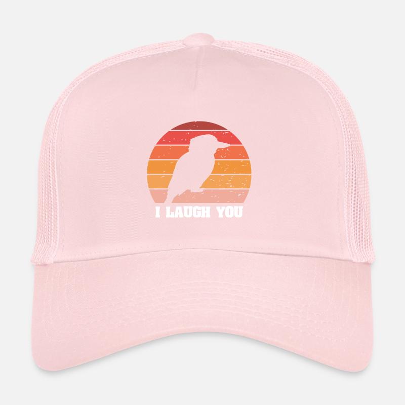 Australischer Königsfischer und Lanchender Vogel Trucker Cap
