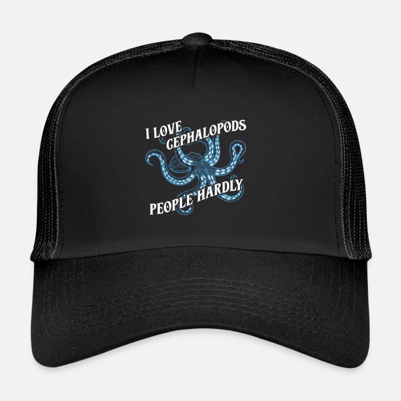 Ich liebe Cephalopoden, Menschen kaum Trucker Cap