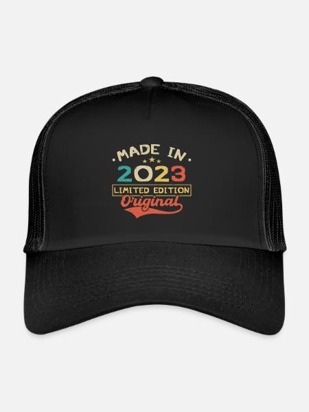 Made in 2023 | Limited Edition 2023 | Original - Trucker Cap - black/black - Front