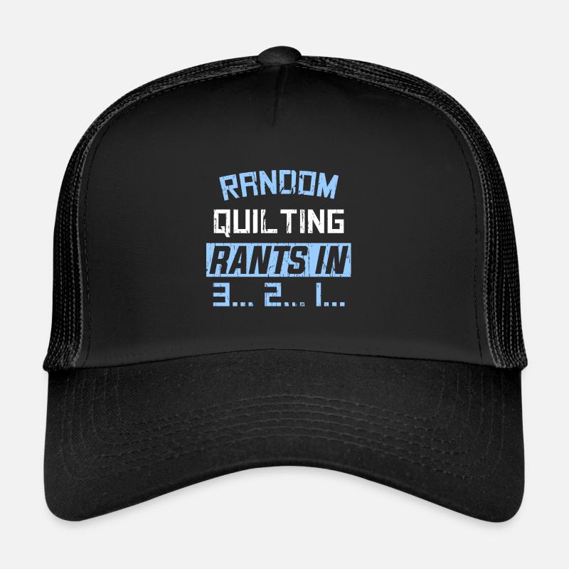 DIATRIBES DE COURTEPOINTE ALÉATOIRES DANS 3... 2... 1... Casquette trucker 