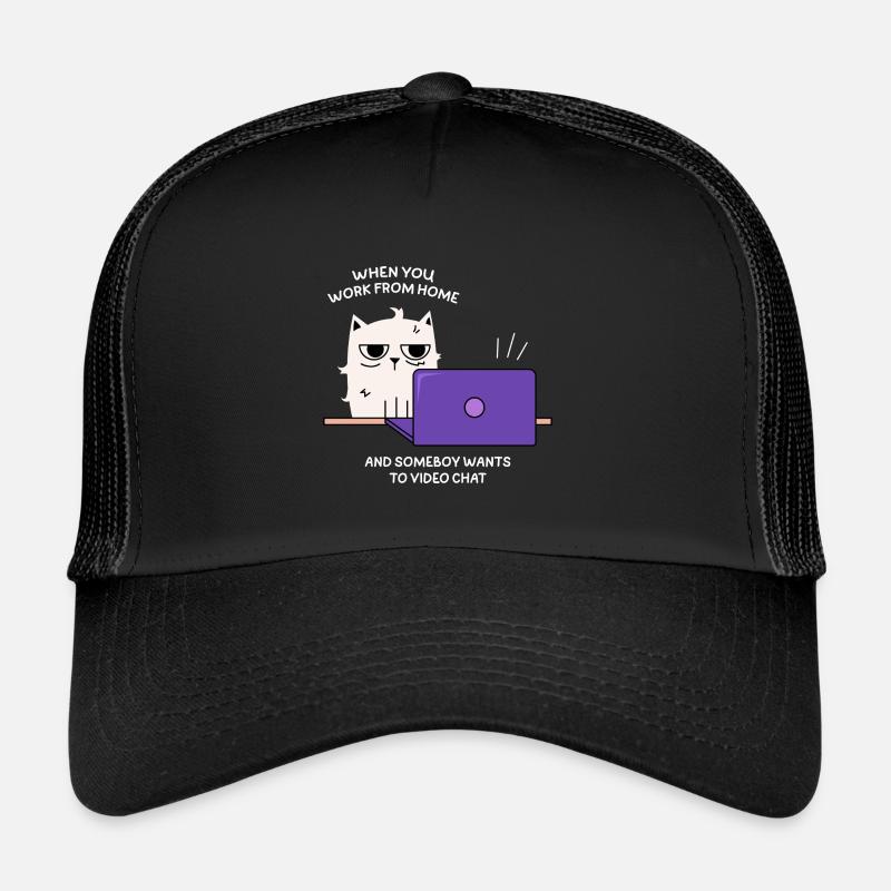 Work Video Chats Design for Proud Pinoys Trucker Cap