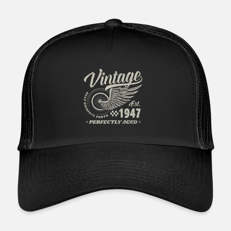 Millésime 1947 Année de naissance 77 Anniversaire 77 Millésime Casquette trucker 