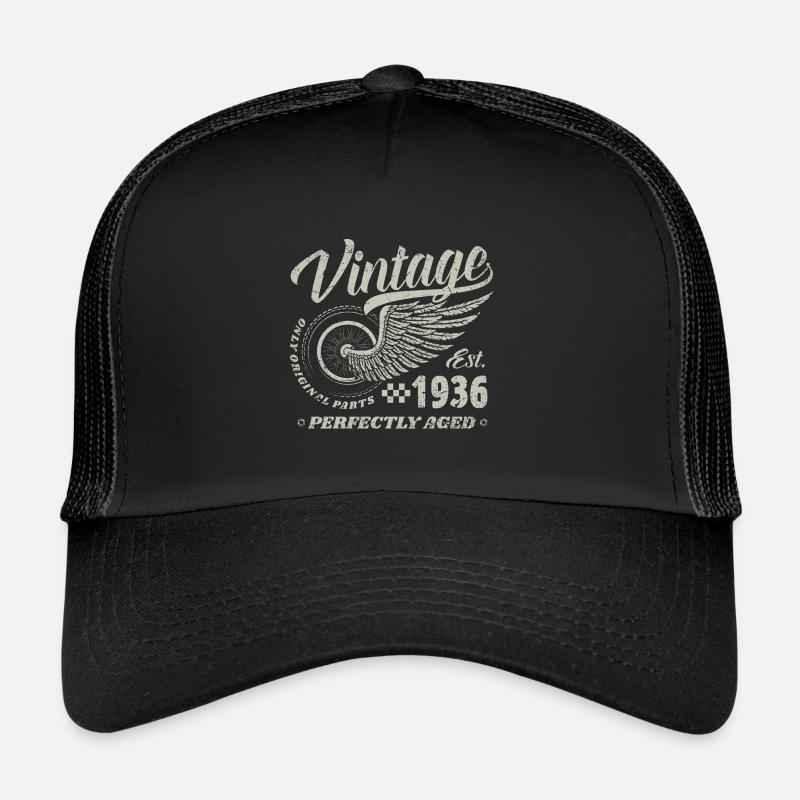 Millésime 1936 Année de naissance 84 Anniversaire 84 Millésime Casquette trucker 