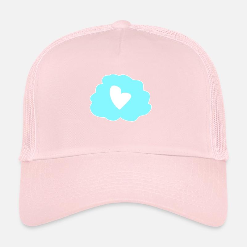 Icône de cœur de pensée nuageuse Casquette trucker 