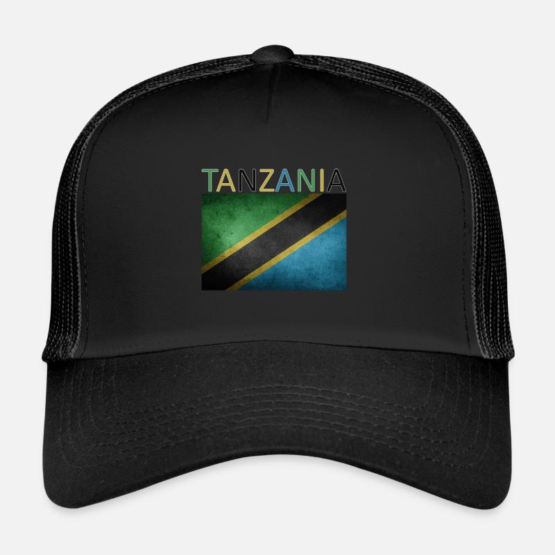 Drapeau tanzanien - Design d’art Casquette trucker 