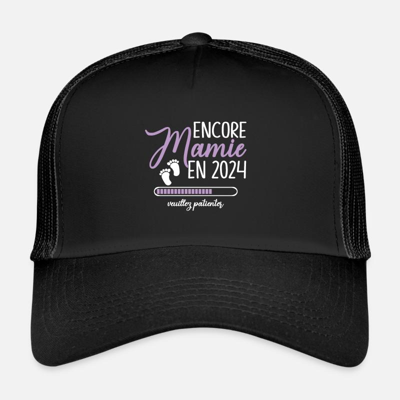 Encore Mamie 2024 Cadeau Future Grand Mère Casquette trucker 