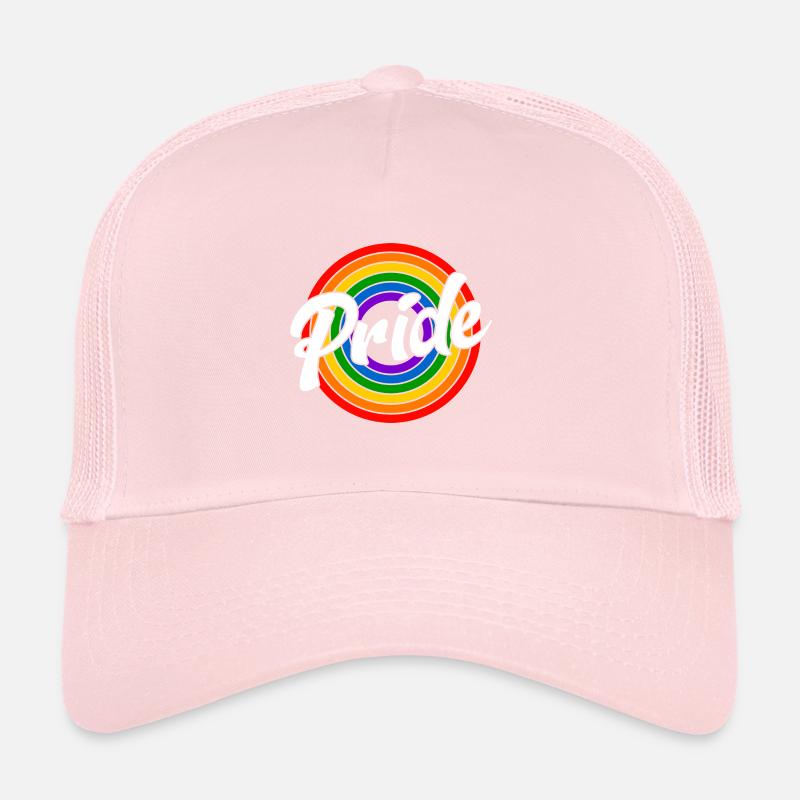 Pride Retro Arc-en-ciel Casquette trucker 