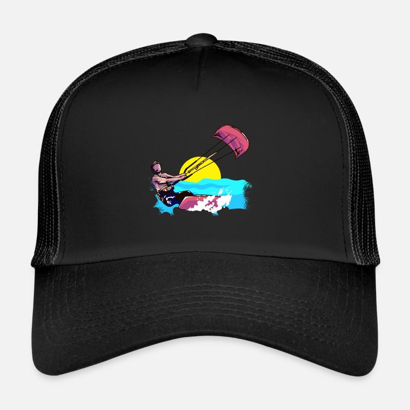 Kiter Kiteboarding Kitesurfing Trucker Cap