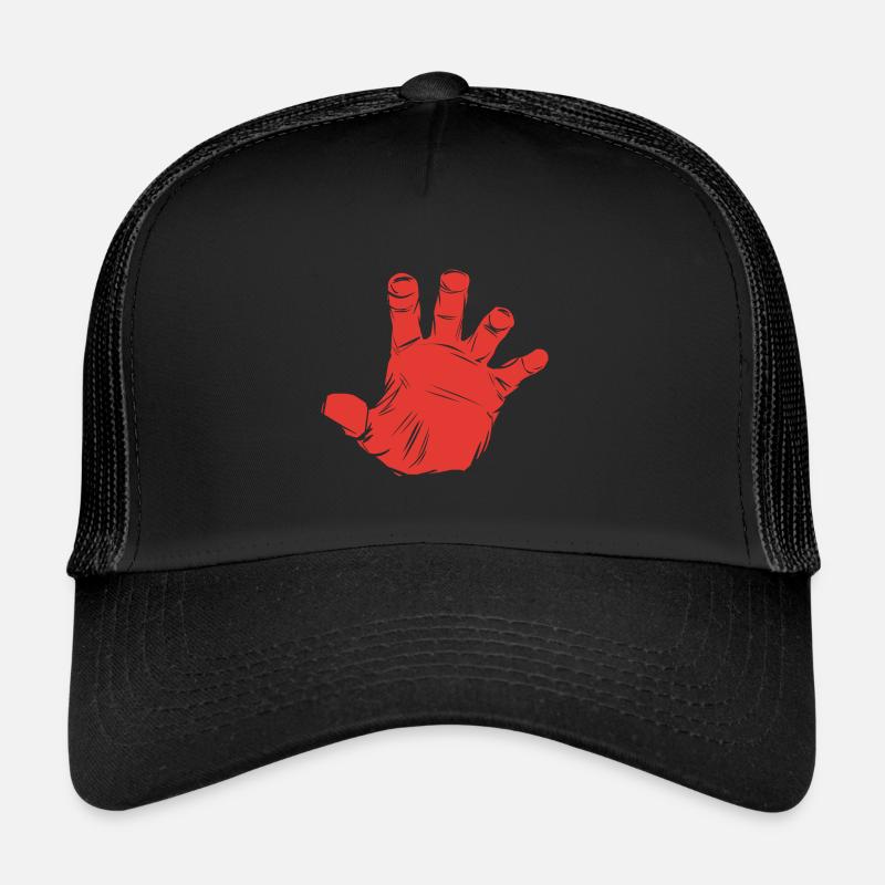 Bas les pattes! Bas les pattes! Main Casquette trucker 