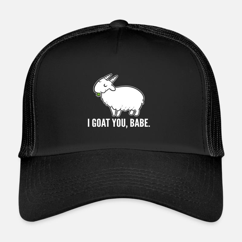 Jeux de mots de chèvres Casquette trucker 