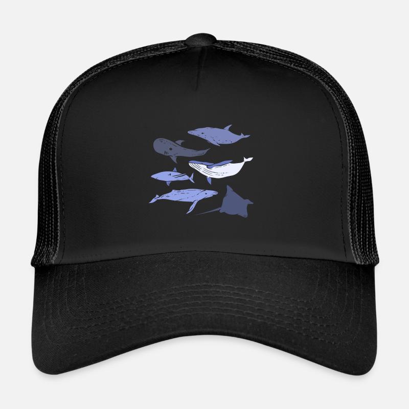 Meerestiere Walbiologe Trucker Cap