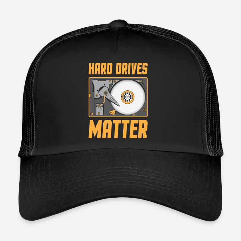 Hard Drives Matter - Computer Nerd Gamer PC Geek Trucker Cap