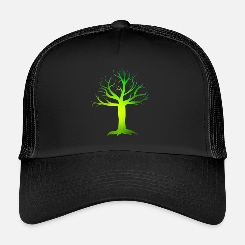 Arbre vert poison Casquette trucker 
