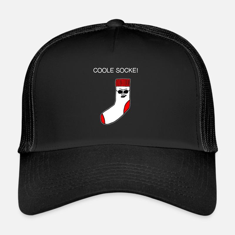 Coole Socke - Comic, lustiger Spruch, Geschenkidee Trucker Cap