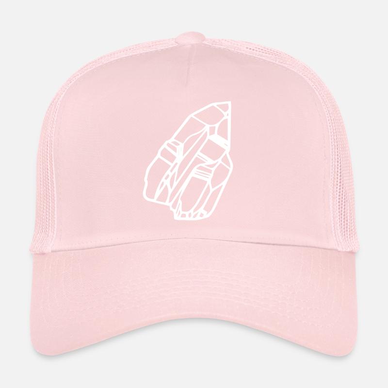 Icon Edelstein Motiv Geschenk Idee weiss Trucker Cap