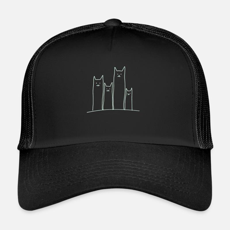 Funny Cat Maine Coon Persian Pet Gift Trucker Cap