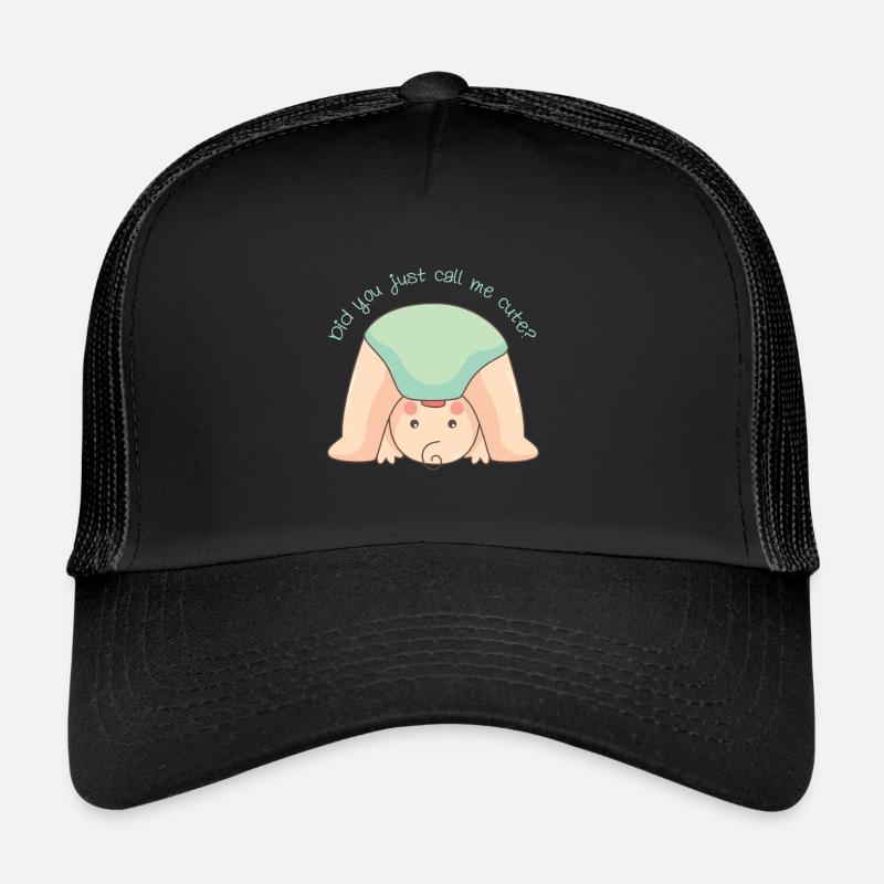 BABY CALL - Trucker Cap - black/black
