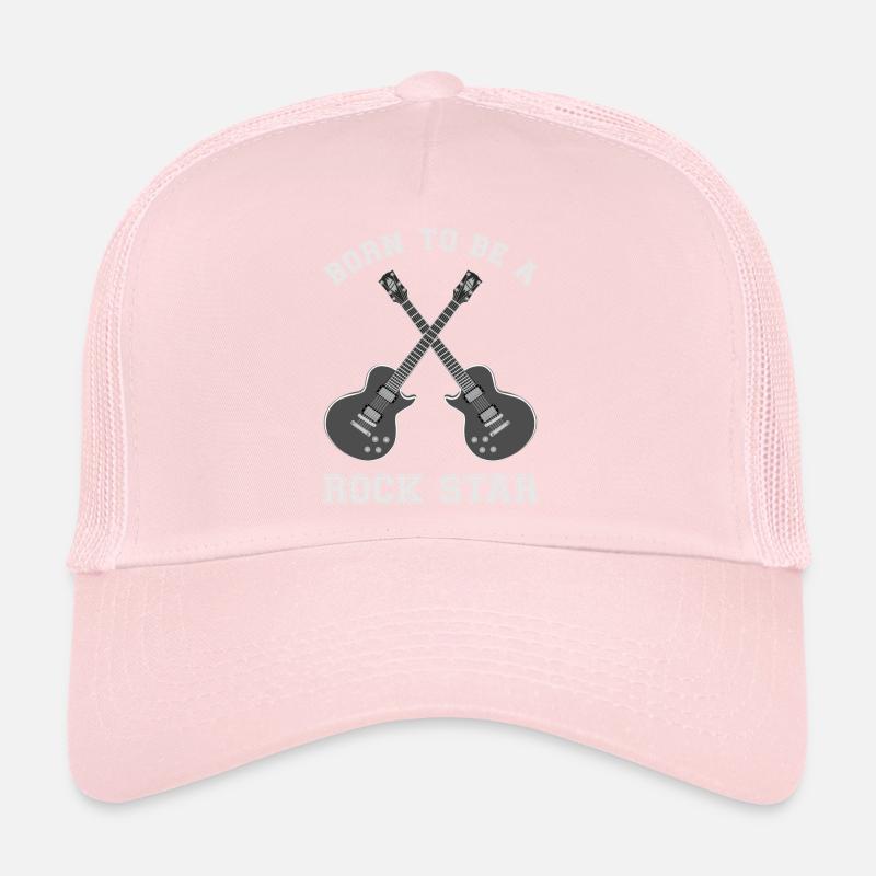 Born To Be A Star Guitar Rock Casquette trucker 