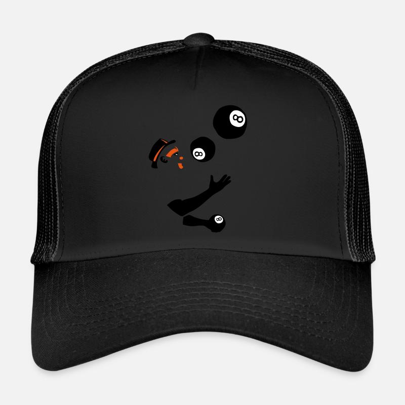 Jongleur Ball Billard 8 Trucker Cap