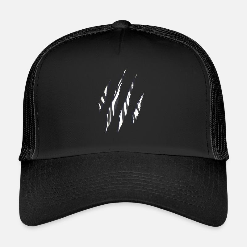 Zebra Zebra Pattern Claw Pattern Trucker Cap