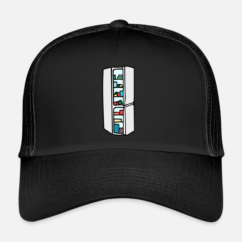 Kühlschrank - Trucker Cap - Schwarz/Schwarz