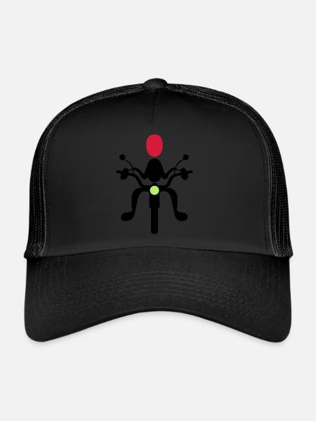 motorcyclist - Trucker Cap - black/black