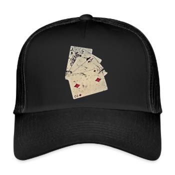 A3A2 ACAB Game Card - Trucker Cap - black/black - Front
