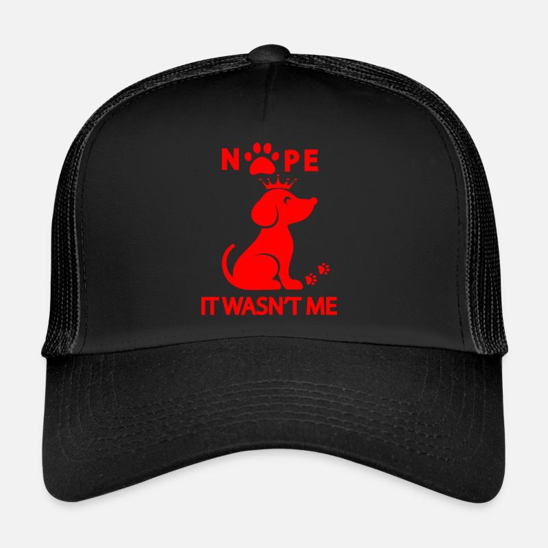 Dog dog - Trucker Cap - black/black