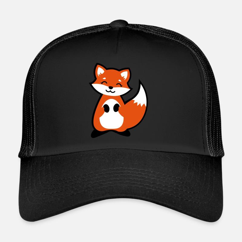 Enfant animal mignon renard Casquette trucker 