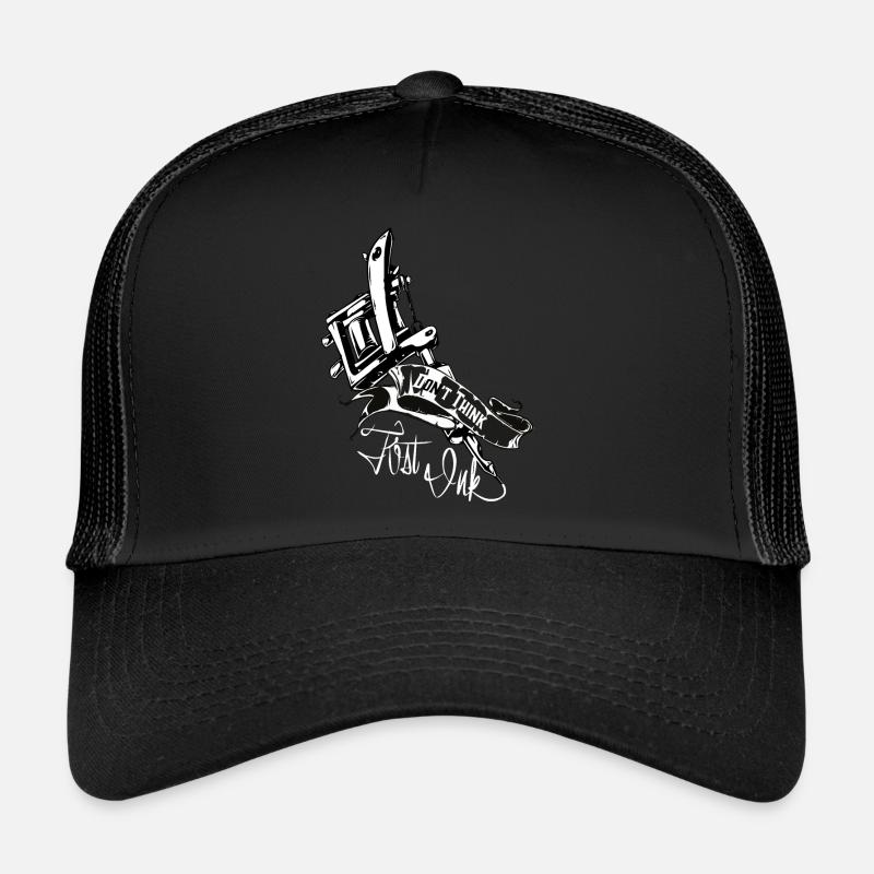 Machine à tatouer blanc Casquette trucker 