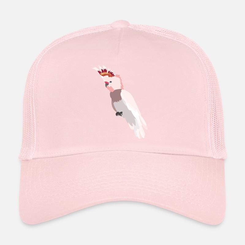 Perroquet - cacatoès rose Casquette trucker 
