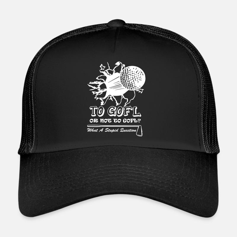 Au golf, pas au golf Casquette trucker 