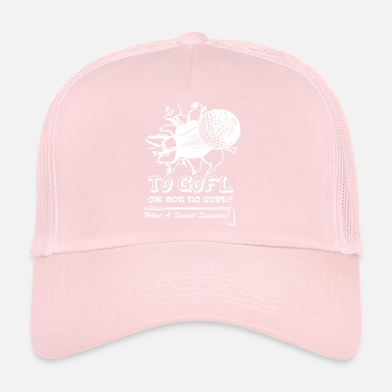 Au golf, pas au golf Casquette trucker 