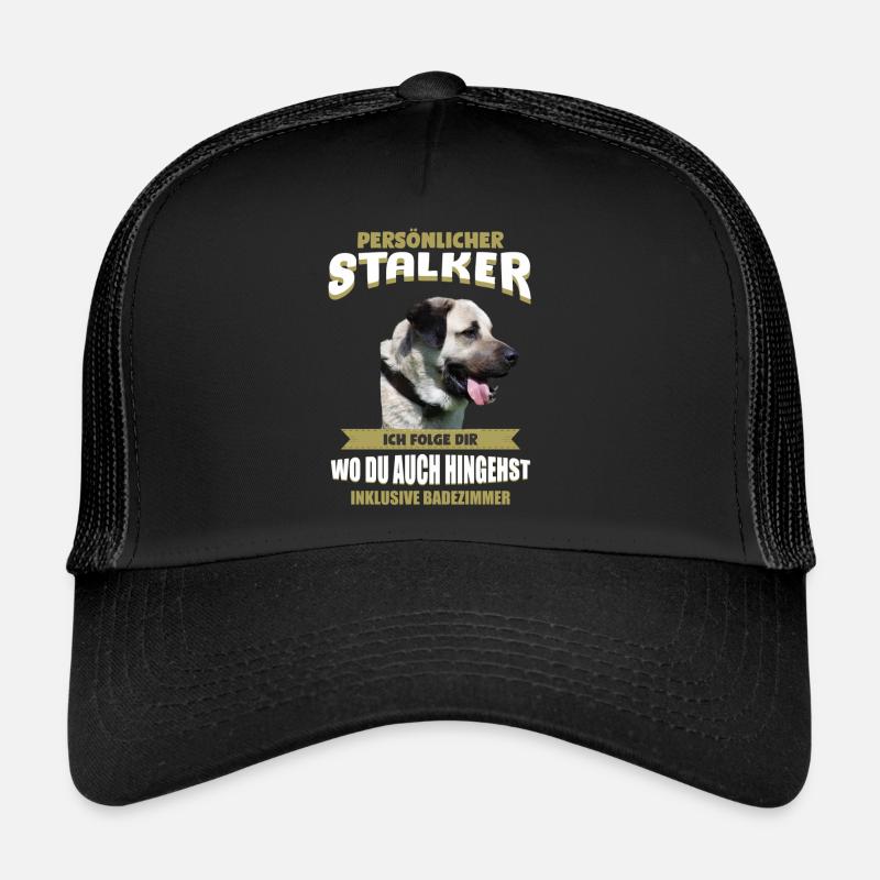 Kangal - Kangal Hund - Trucker Cap - Schwarz/Schwarz