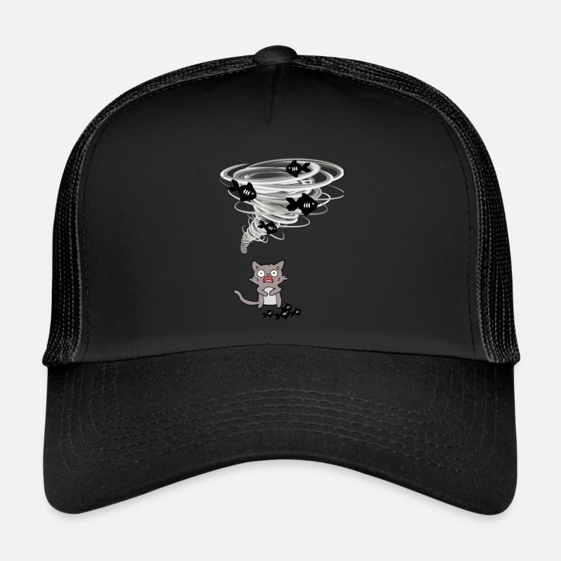 Tornado takes cat fish Trucker Cap