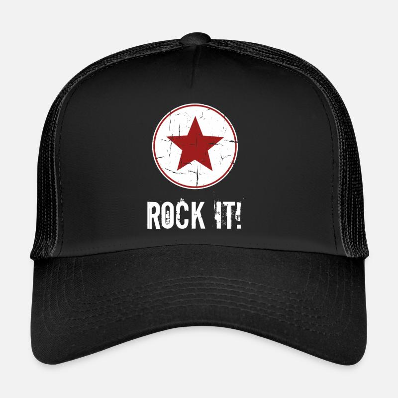 Rock It! Punk Rock Gift Trucker Cap