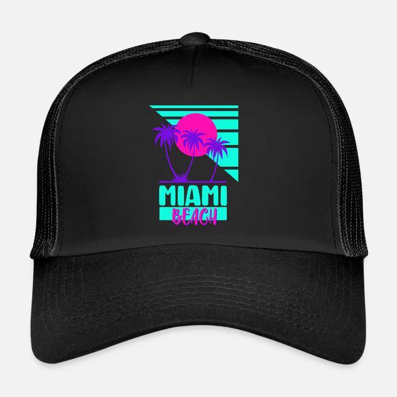 Plage de Miami Casquette trucker 