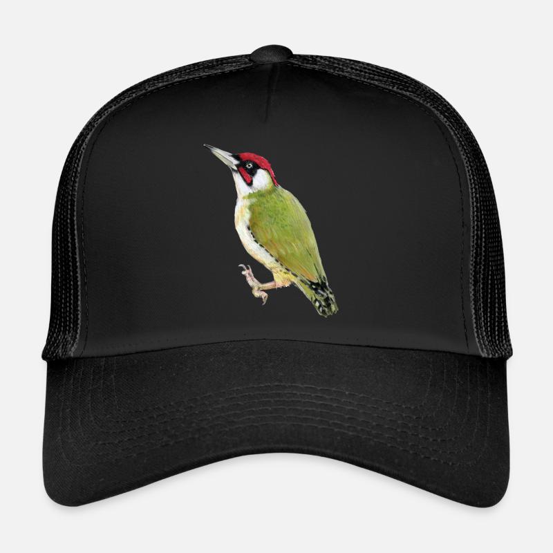 Piment vert - Casquette trucker  - noir/noir
