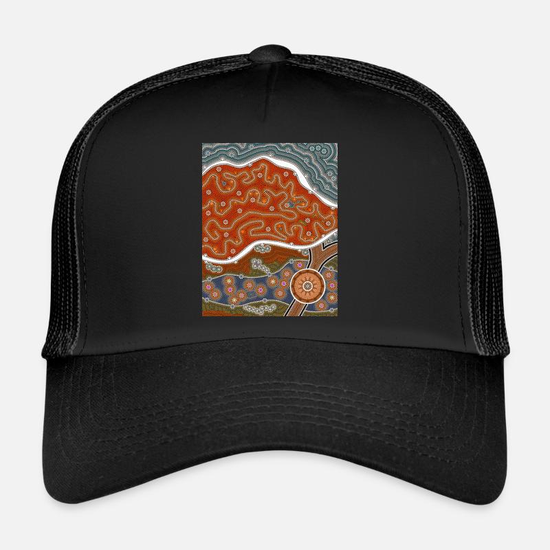 Salines - Casquette trucker - noir/noir