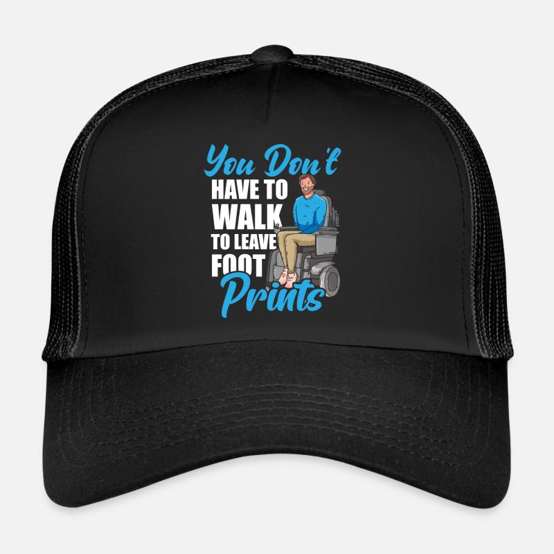 Disabled wheelchair users Irony Trucker Cap
