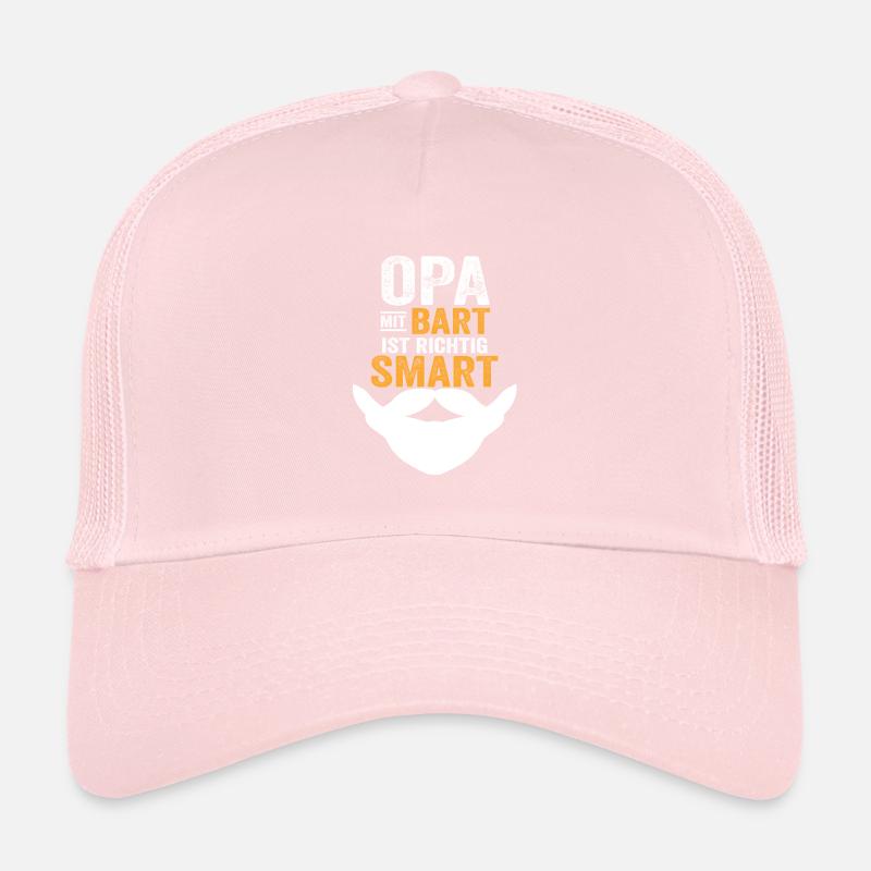 Opa mit Bart ist richtig Smart Geschenk Bartträger Trucker Cap