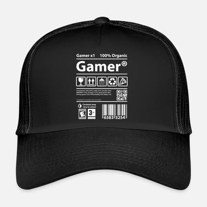 Code-barres Gamer V2 Casquette trucker 