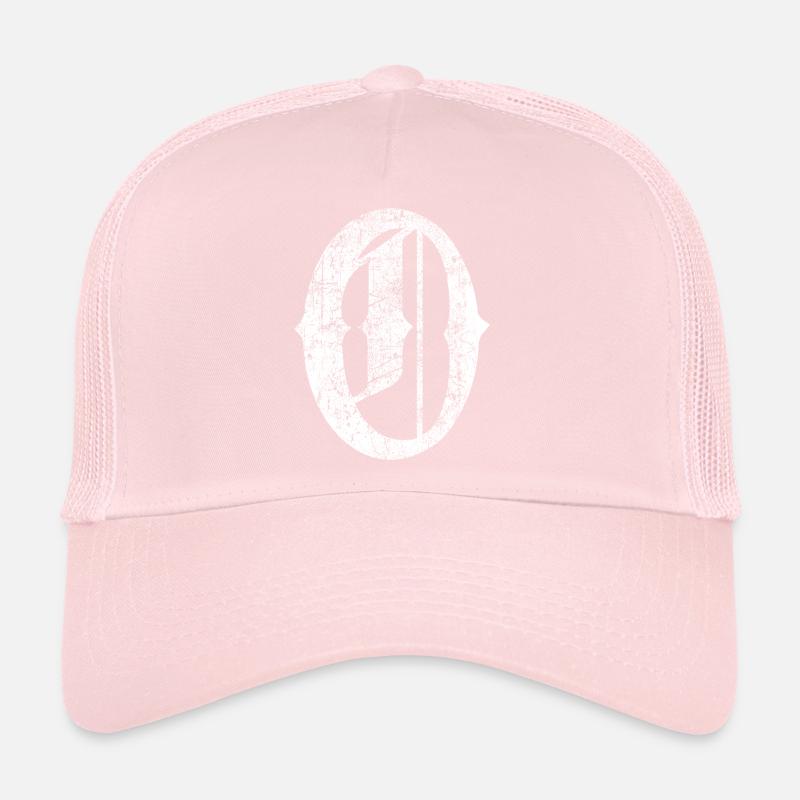 Tshirt alphabet initial O Trucker Cap