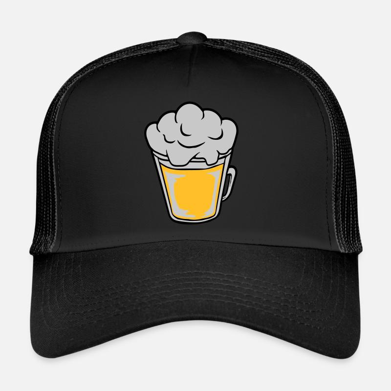 Bière comique vue d’en haut Casquette trucker 