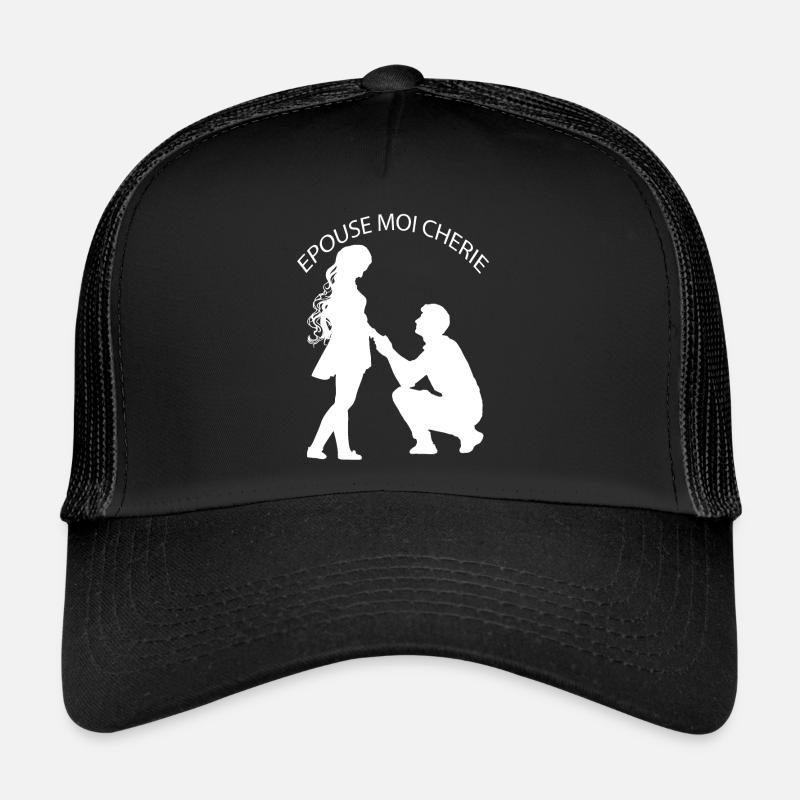 Epouse moi chérie Casquette trucker 