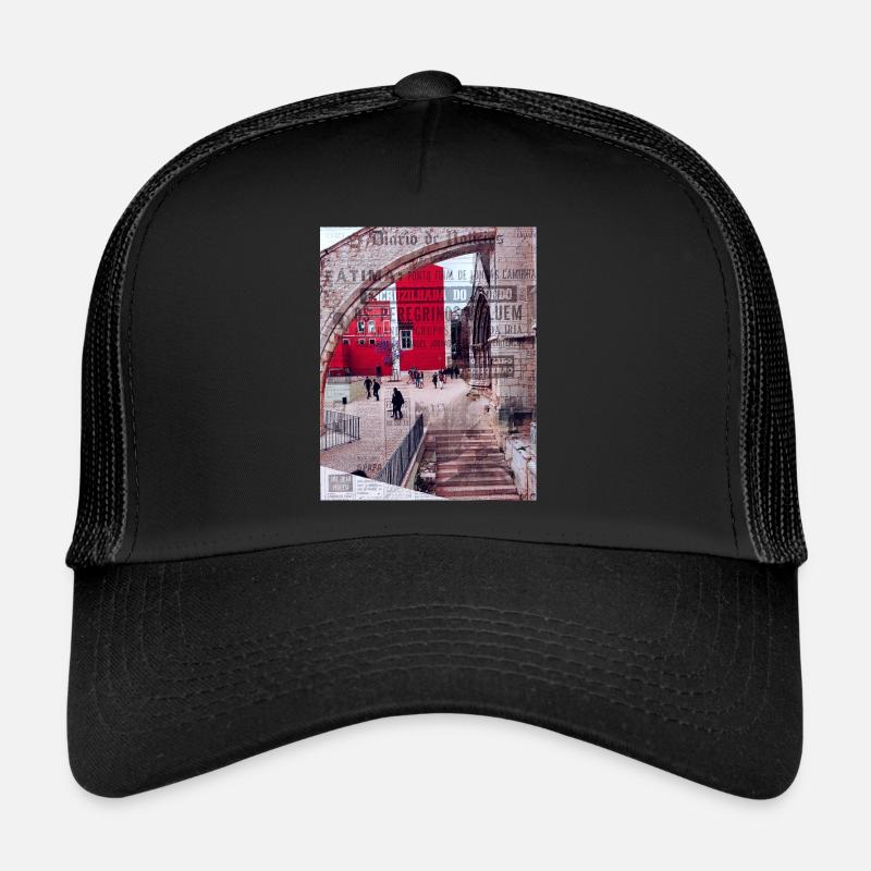 Lisbon City Trips - Trucker Cap - black/black